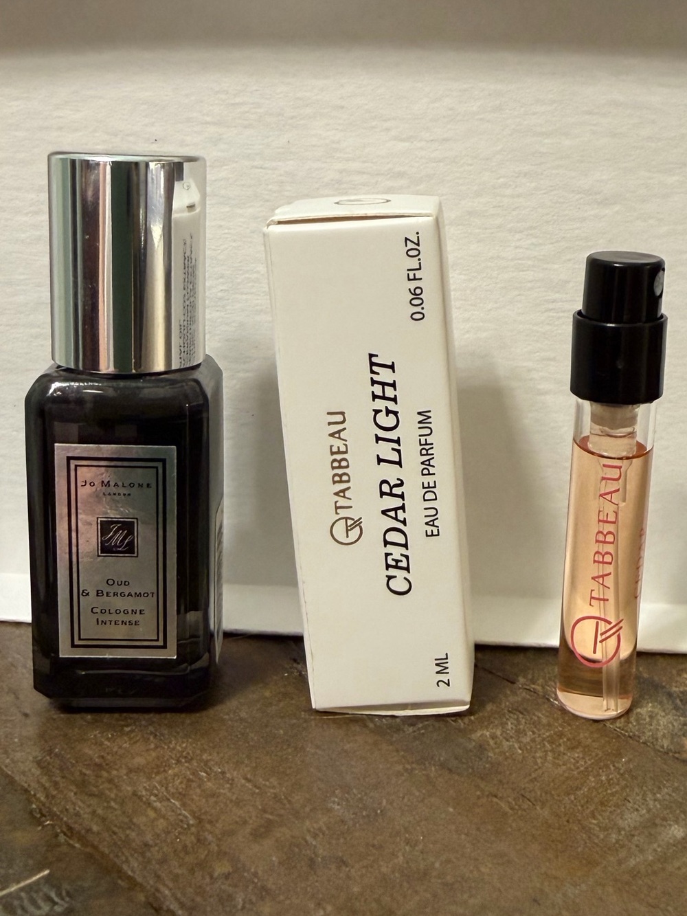 Jo Malone Cedar Light Mini Vial with Dark Glass Spray
